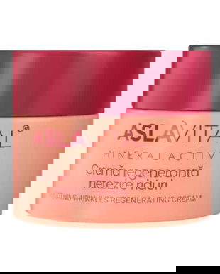 Crema Regeneranta de Noapte pentru Netezirea Ridurilor - Aslavital Mineralactiv SKINectura Smoothing Wrinkle Regenerating Cream, 50 ml