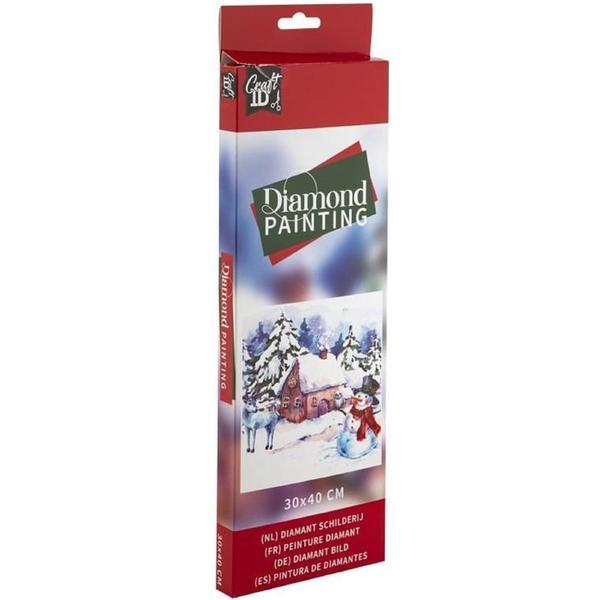 Set creativ: Diamond Painting. Iarna