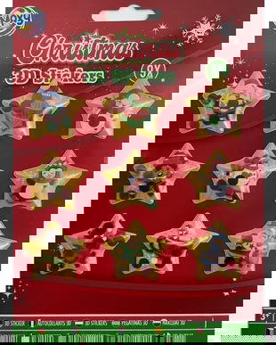 Christmas 3d Stickers Stelute