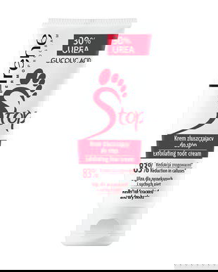 Crema exfolianta picioare, 30% uree, acid glicolic Lirene, 75 ml