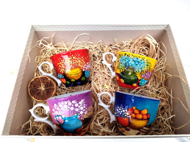 Set "Daydream" Cești cu Farfurioară "Artă în Ceai Collection"
