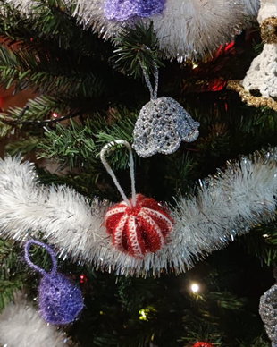 Decorațiune handmade pentru bradul de Crăciun