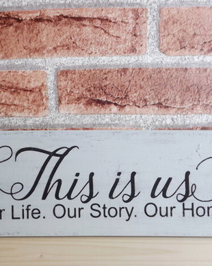 Panou decorativ "This is us"