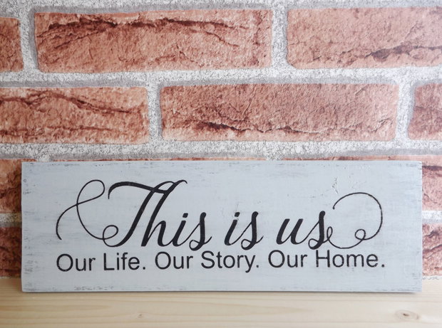 Panou decorativ "This is us"