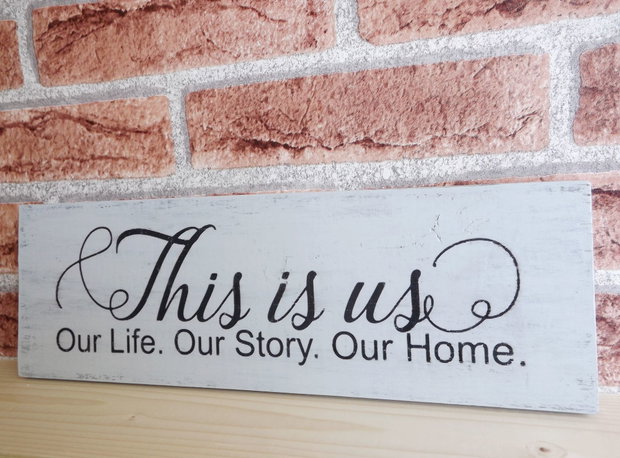 Panou decorativ "This is us"