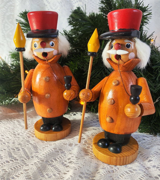 Set de 2 figurine vintage- Räuchermännchen