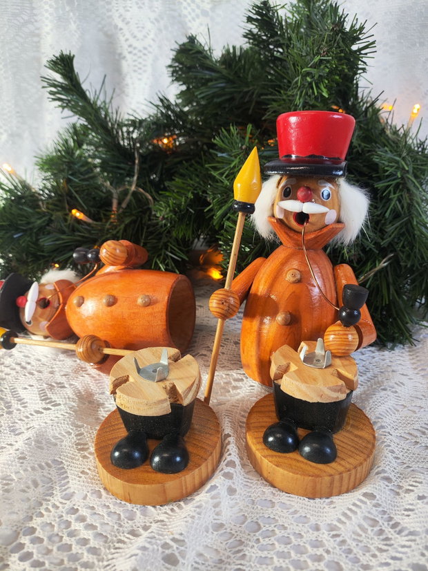 Set de 2 figurine vintage- Räuchermännchen