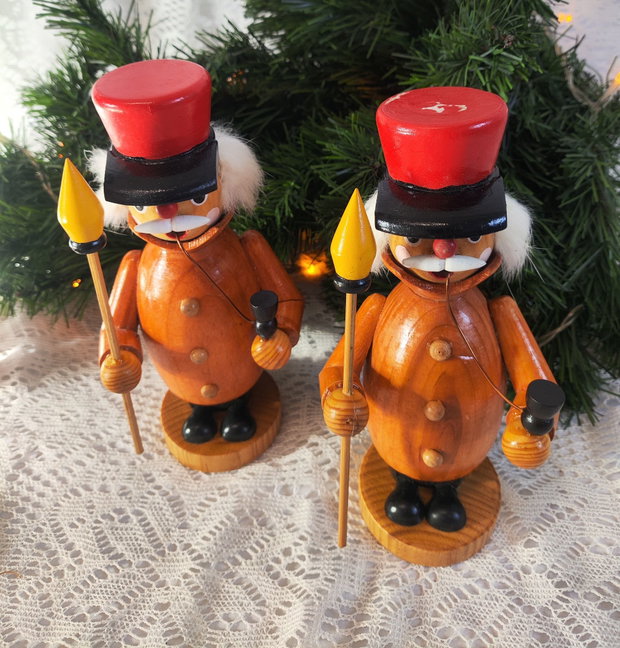 Set de 2 figurine vintage- Räuchermännchen