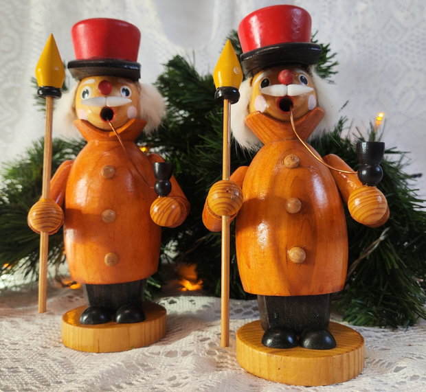 Set de 2 figurine vintage- Räuchermännchen