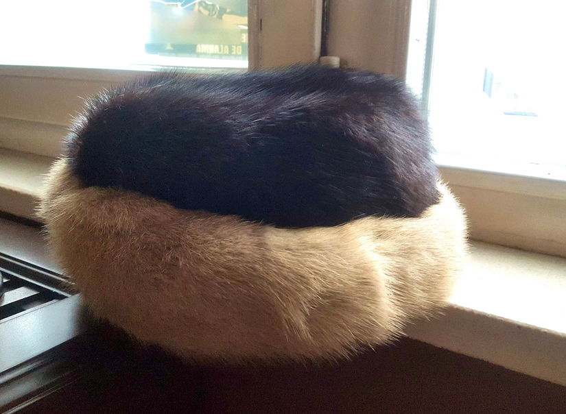 CACIULA DEOSEBITA NURCA NEAGRA SI GRIS MARIME 59/60