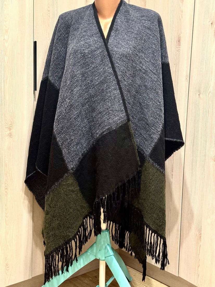 Poncho double face