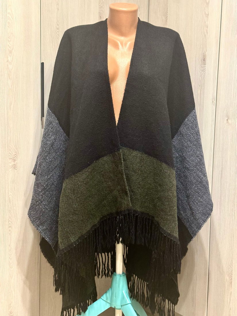 Poncho double face