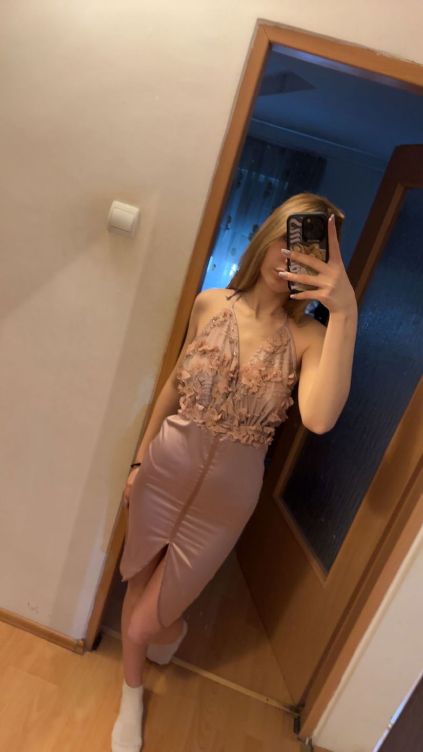 Rochie bby roz pudră