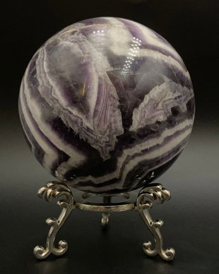 Ametist Dream (Chevron) - Sfera piatra semipretioasa