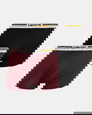 Levi's boxeri 2-pack culoarea roșu, 37149-1222