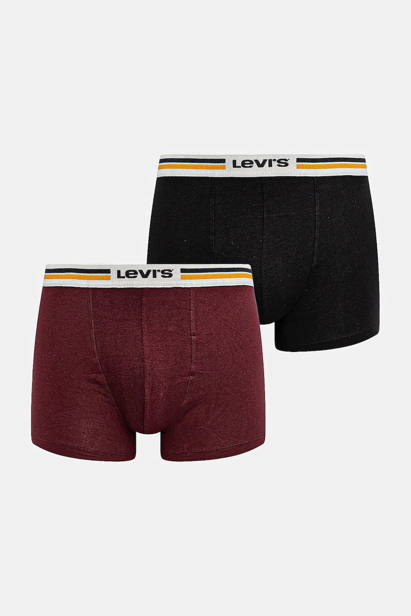 Levi's boxeri 2-pack culoarea roșu, 37149-1222