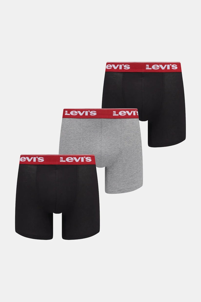 Levi's boxeri 3-pack culoarea roșu, 37149-1203