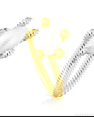 Tous inel de argint placat cu aur 12 1004323312