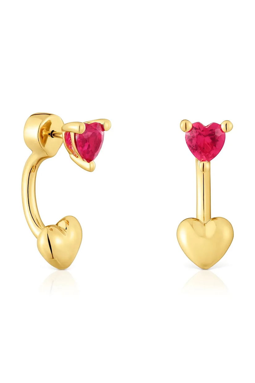 Tous cercei din argint placat cu aur 1004326700