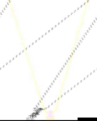 Tous colier din argint placat cu aur Bold Bear Lab 1004254300