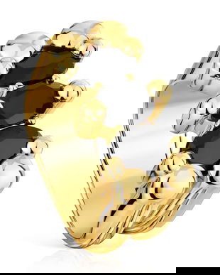 Tous inel de argint placat cu aur 12 Bold Bear Gem 1004228212