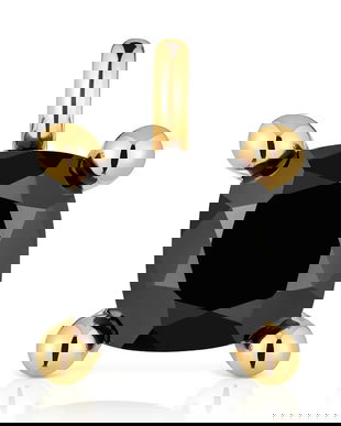 Tous pandantiv din argint placat cu aur Color Black 1004234900