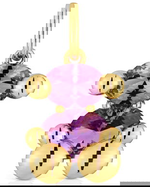 Tous pandantiv din argint placat cu aur Bold Bear Lab 1004255400