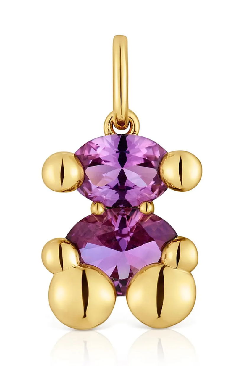 Tous pandantiv din argint placat cu aur Bold Bear Lab 1004255400