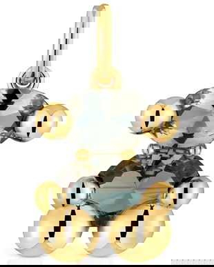 Tous pandantiv din argint placat cu aur Bold Bear Lab 1004254700