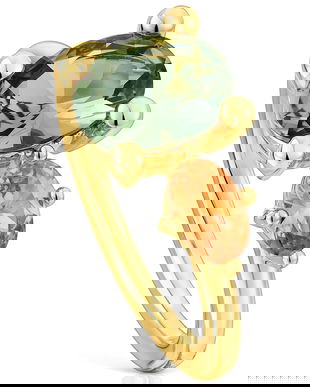 Tous inel de argint placat cu aur 12 Color Lab 1004251412