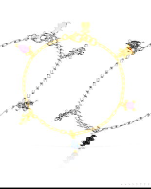 Tous bratara din argint placata cu aur Color Lab 1004249900