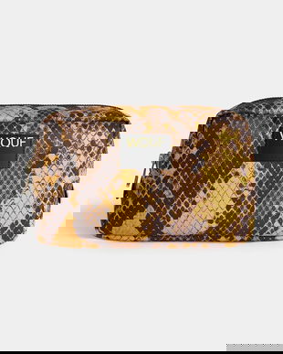 WOUF trusă cosmetică de călătorie Boa 20 x 13 x 9.5 cm culoarea galben