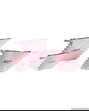 HAY set cosmetice CandyMonoWashBag 3-pack culoarea roz