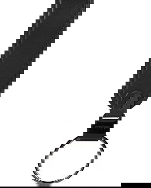 Orbitkey breloc de piele culoarea negru