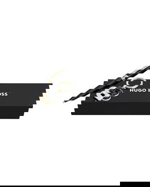BOSS set stilou și breloc Black & Gold 20 x 6,2 x 3,5 cm. culoarea negru