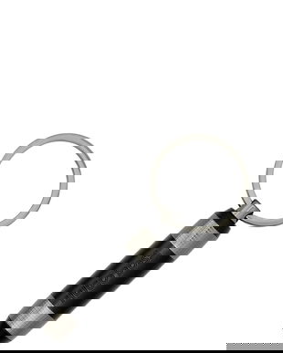 BOSS breloc Rive Gun culoarea gri