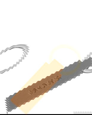 BOSS breloc Edge Iconic Camel culoarea maro