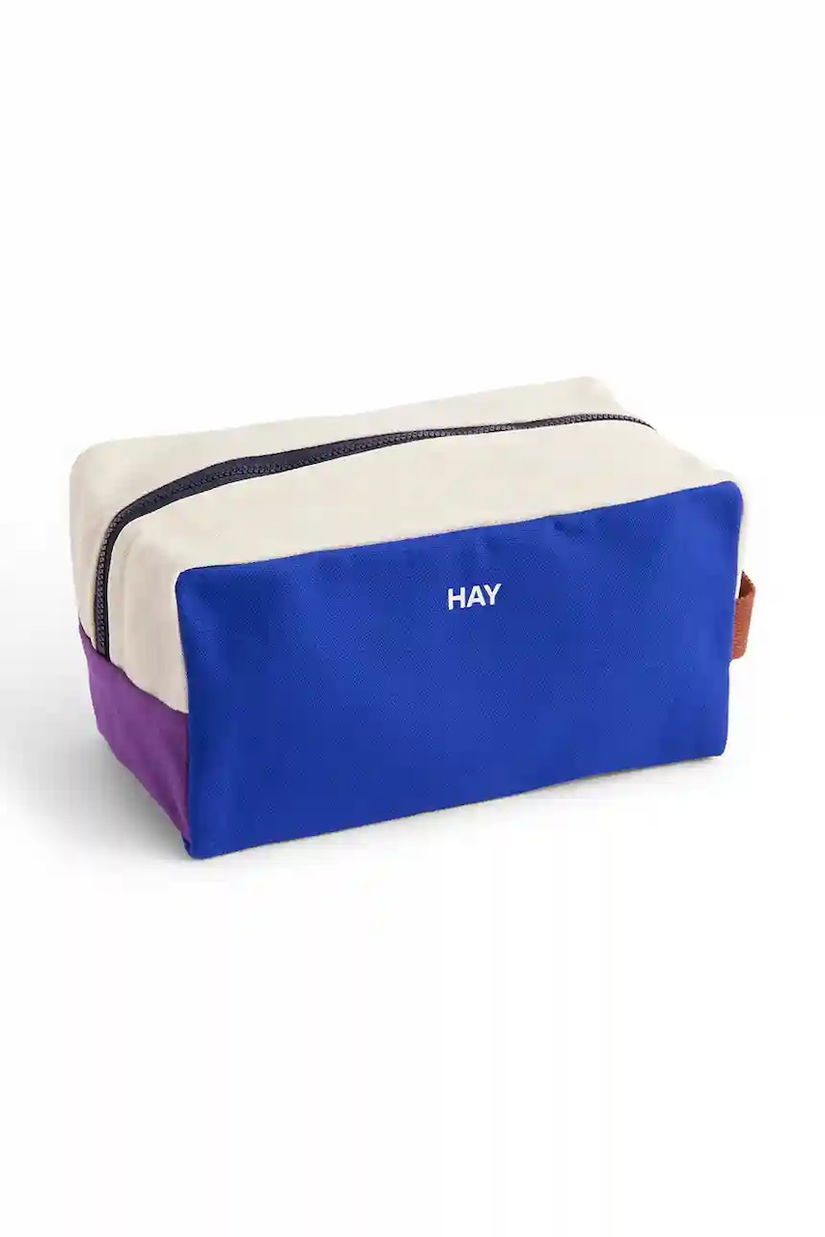 HAY portfard Multi Wash Bag M/26 x 14 x 14 cm culoarea bleumarin
