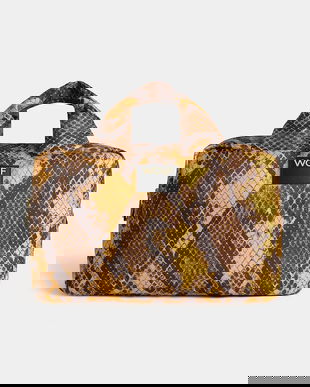 WOUF trusă cosmetică de călătorie Boa 29 x 18 x 13 cm culoarea maro