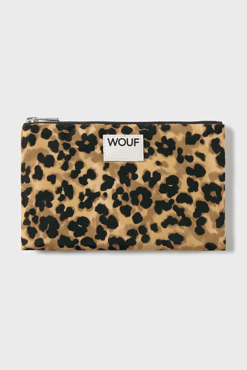 WOUF geantă Feline 21 x 13 x 2 cm culoarea bej