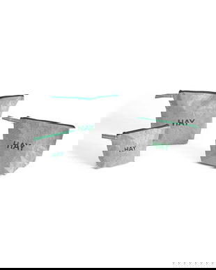 HAY set de borsete Candy Mono Wash Bag 3-pack culoarea gri