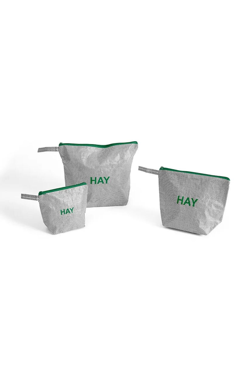 HAY set de borsete Candy Mono Wash Bag 3-pack culoarea gri