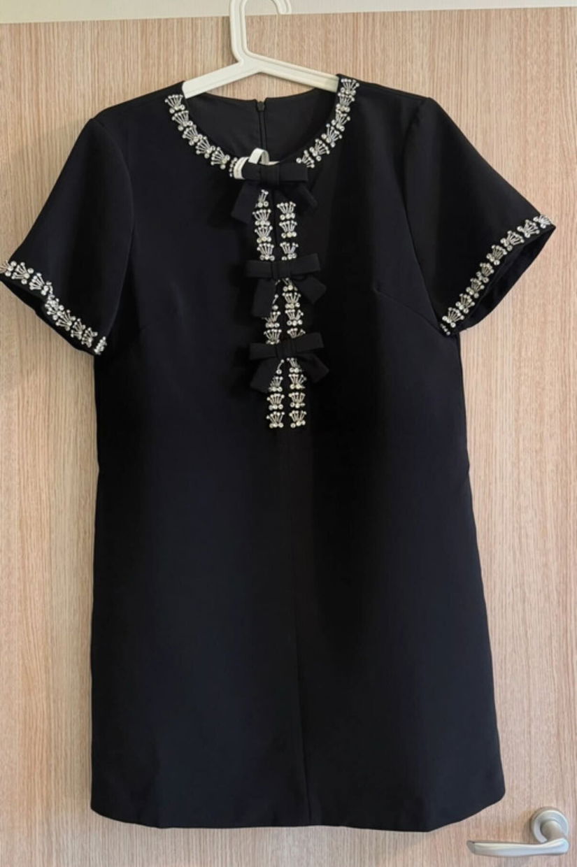 Rochie eleganta, neagra, lungime mini