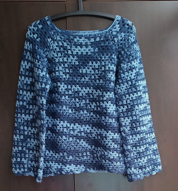 Pulover Cozy Blue
