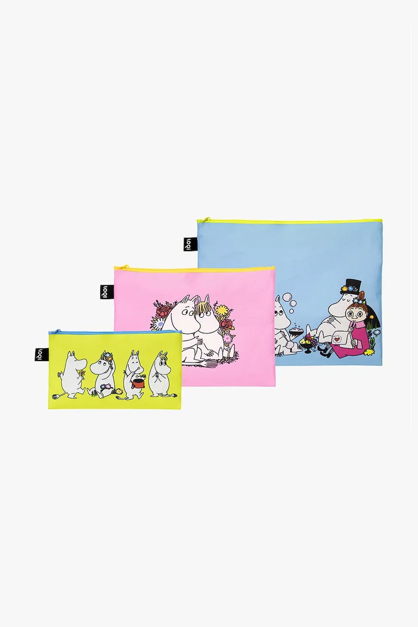 LOQI set de borsete Moomin 3-pack