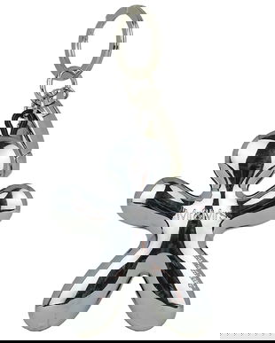 Mr & Mrs Fragrance breloc parfumat Miss Kelli Pure culoarea gri