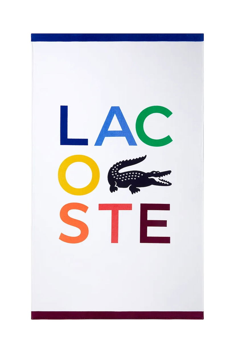 Lacoste prosop de plajă din bumbac LCROCOLO 100 x 170 cm
