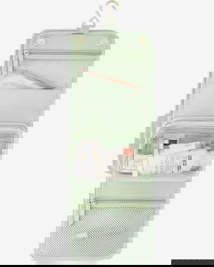 Stackers trusă cosmetică de călătorie culoarea verde, 0