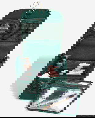 Stackers trusă cosmetică de călătorie 0 culoarea verde, 0