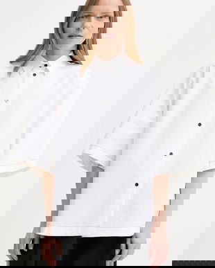 AERON cămașă AVONLEA culoarea bej, cu guler clasic, relaxed, SH196471